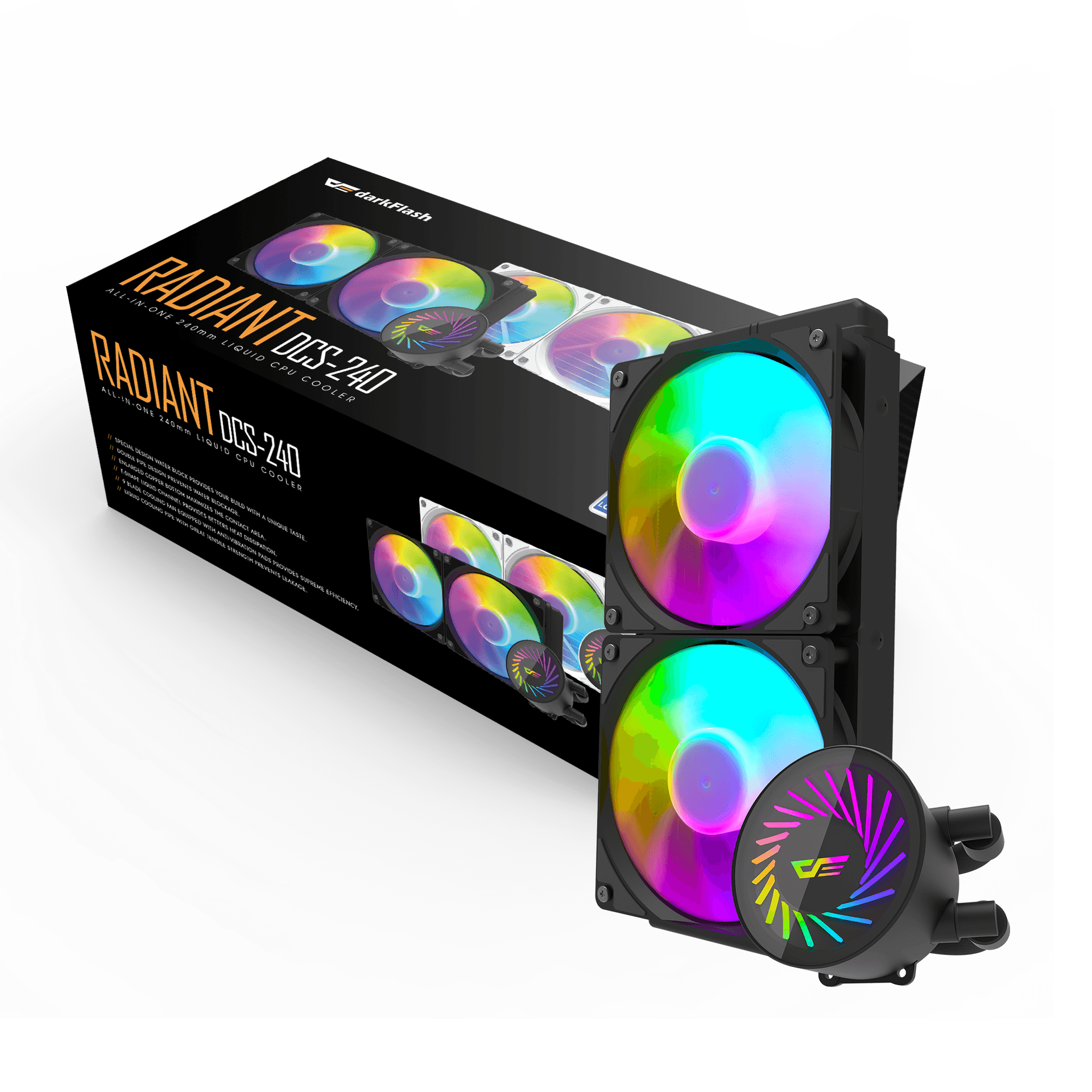 Dark Flash Radiant DCS 240 Liquid CPU Cooler Dark Flash Radiant DCS 240 Liquid CPU Cooler